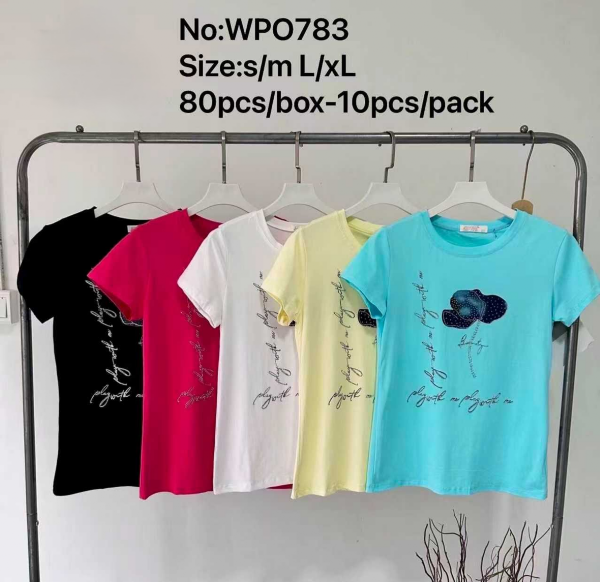 Bluzki damskie Roz S/M-L/XL, Mix Kolor Paczka 10 szt 1